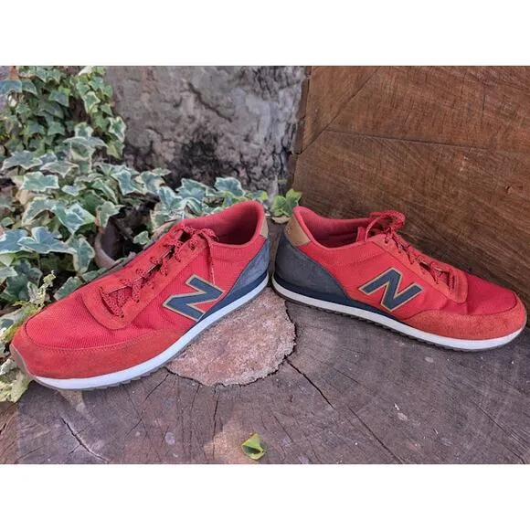 New Balance 501 classics retro ripple sole red navy mens sneakers- size 15