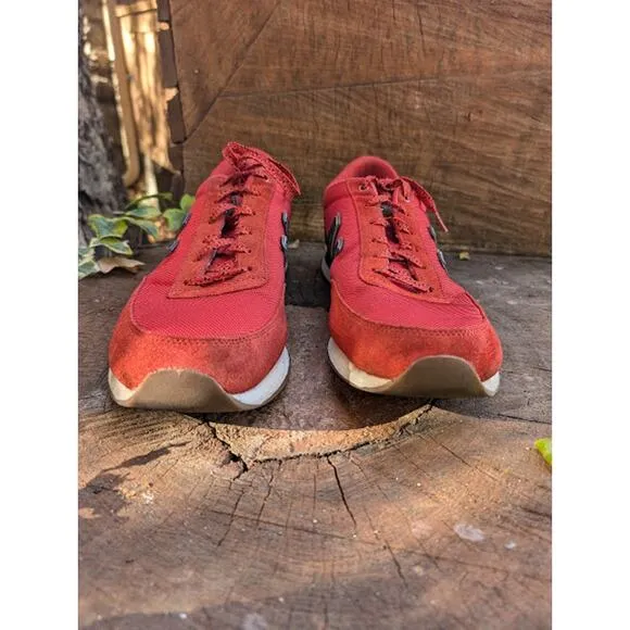 New Balance 501 classics retro ripple sole red navy mens sneakers- size 15