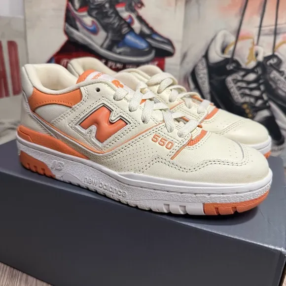 New Balance 550 Angora Copper Sz Women 6 Casual LifeStyle Shoes Sneaker BBW550AJ