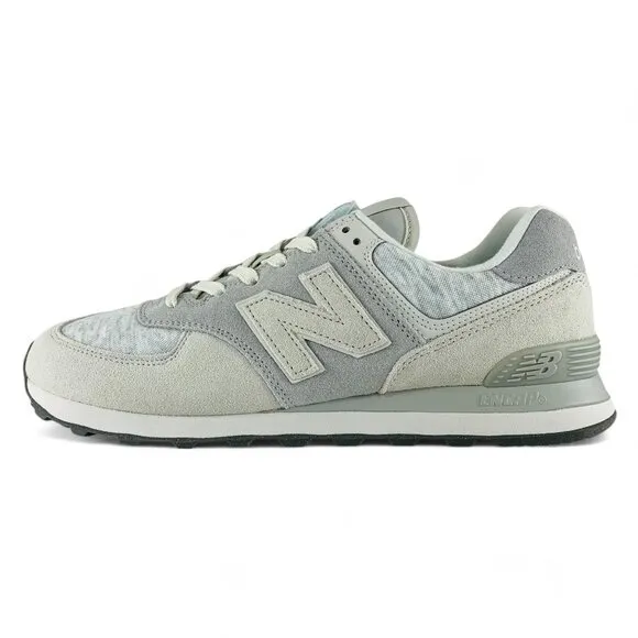 New Balance 574 Men's Shoes Heather Grey Athletic Sneakers U574GRM