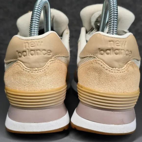 New Balance 574 Shoes Womens Size 6 Incense Beige Casual Sneakers Trainers