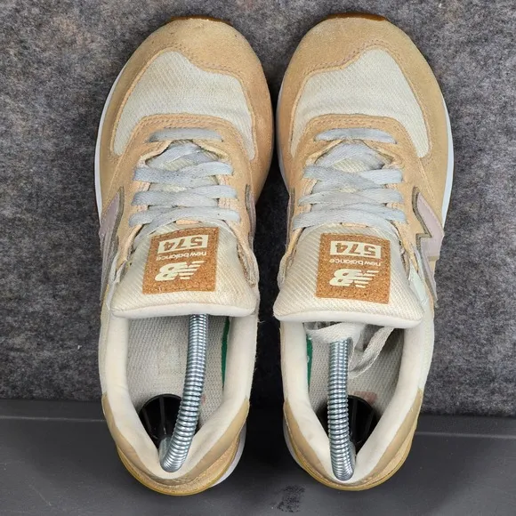New Balance 574 Shoes Womens Size 6 Incense Beige Casual Sneakers Trainers