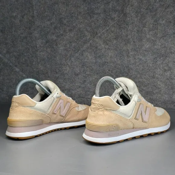 New Balance 574 Shoes Womens Size 6 Incense Beige Casual Sneakers Trainers