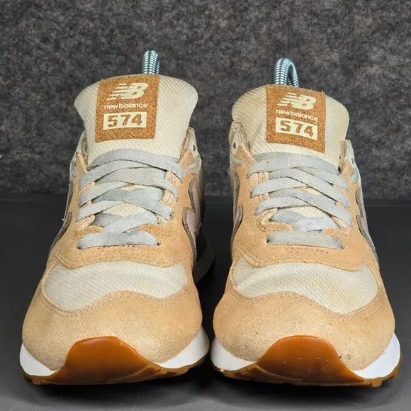 New Balance 574 Shoes Womens Size 6 Incense Beige Casual Sneakers Trainers