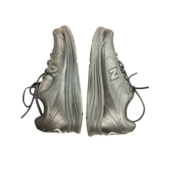 New Balance 577 DSL-2 Abzorb Walking Black Leather Shoes MW577BK‎ Size 9.5
