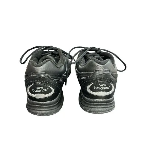 New Balance 577 DSL-2 Abzorb Walking Black Leather Shoes MW577BK‎ Size 9.5