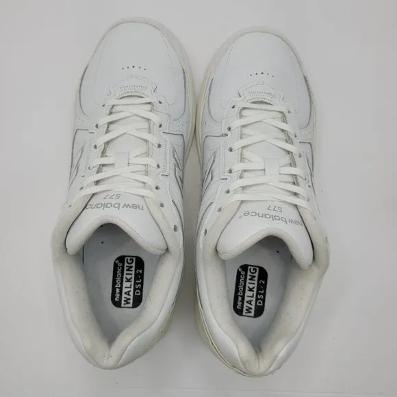 New Balance 577 Men's Lace Up Low Top Walking Shoes White MW577WT US Size 8
