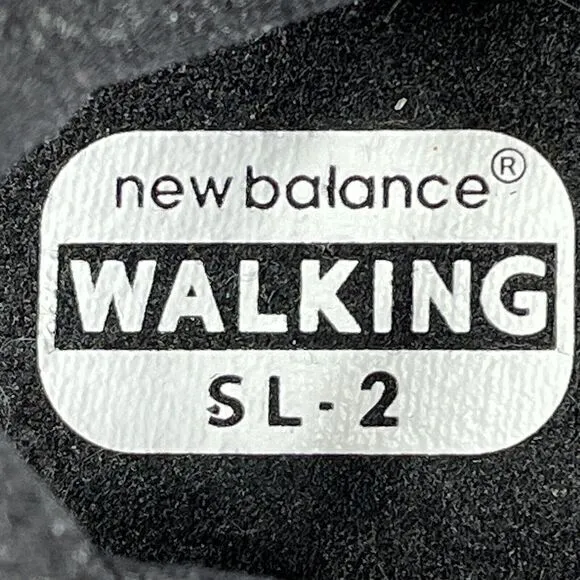 New Balance 577 S L 2 Shoes Women Size 7.5 Black Leather Comfort Walking Sneaker