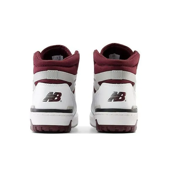New Balance 650 Men's Size 9 Casual Shoes White Burgundy Grey BB650RCH New