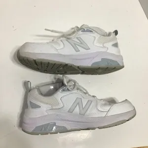 New Balance 857 V3 Womens Cyclone White Lace Up Training Shoes Size 9 Wide