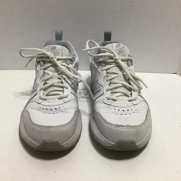 New Balance 857 V3 Womens Cyclone White Lace Up Training Shoes Size 9 Wide