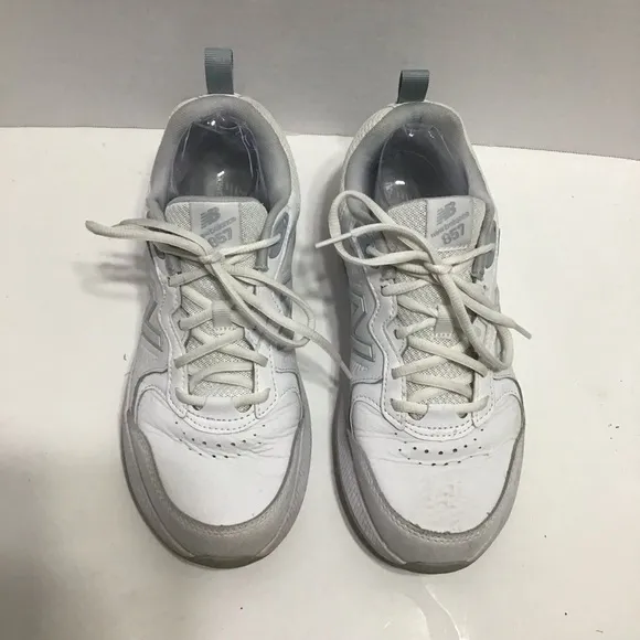 New Balance 857 V3 Womens Cyclone White Lace Up Training Shoes Size 9 Wide