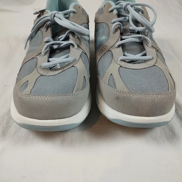 New Balance 877 Gray Blue Walking Shoes Women's 11 WIDE