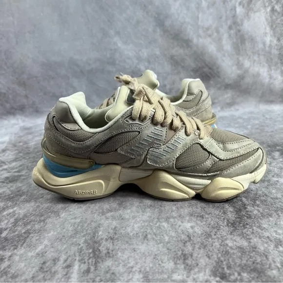 New Balance 9060 Mens Size 7 Shoes Ivory Cream Casual Running Walking