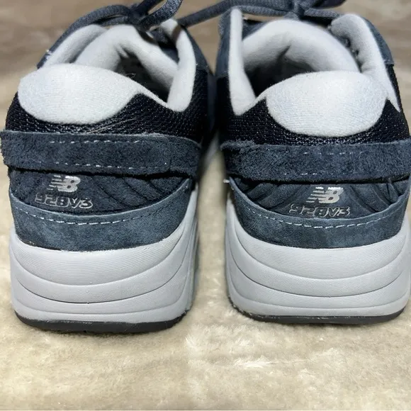 New Balance 928v3 WW928NV3 Blue Suede Walking Shoes Women's US 8 B Sneakers EUC