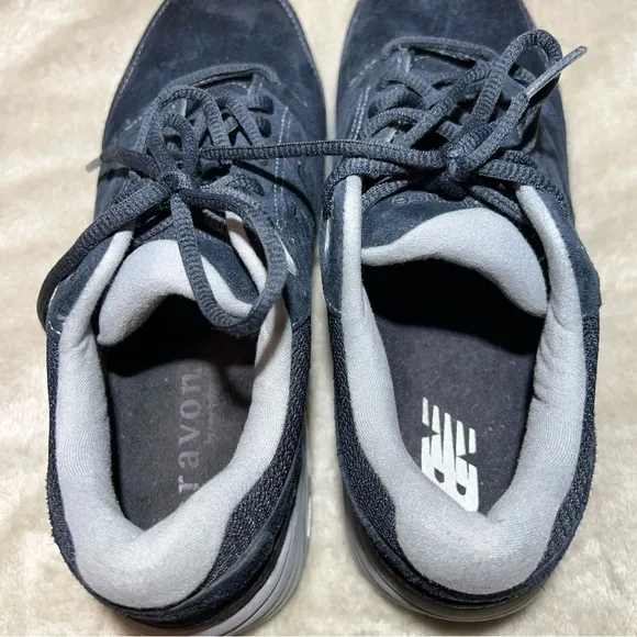 New Balance 928v3 WW928NV3 Blue Suede Walking Shoes Women's US 8 B Sneakers EUC