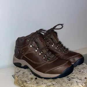 New Balance 978 WW978GT GORETEX Brown Leather Hiking Outdoor Boots Women Sz 6.5