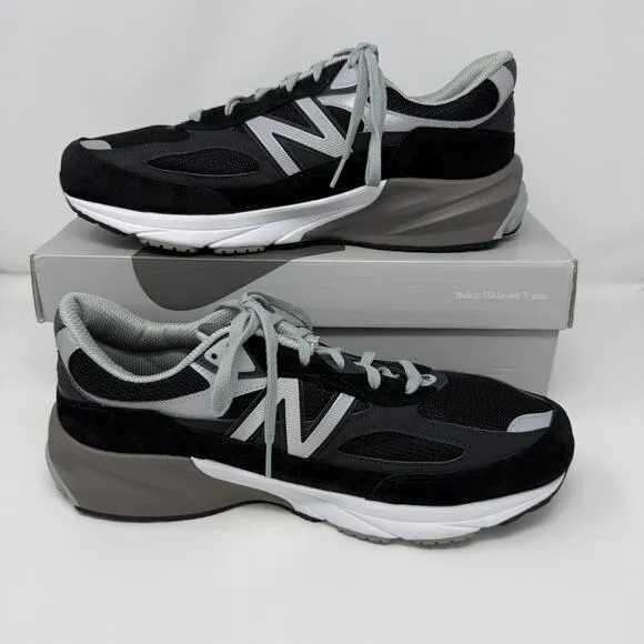 New Balance 990v6 Men's Size 13 Extra Wide Black Running Shoes