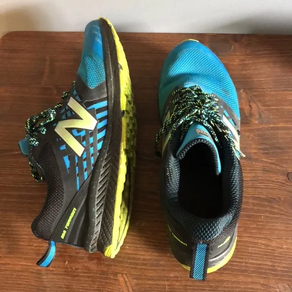 New Balance All Terrain Fuel Core Nitrel Sneakers in Black and Cobalt
