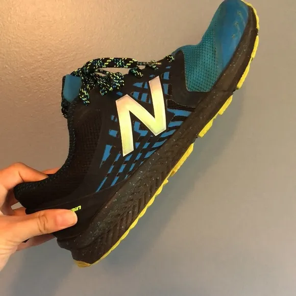 New Balance All Terrain Fuel Core Nitrel Sneakers in Black and Cobalt