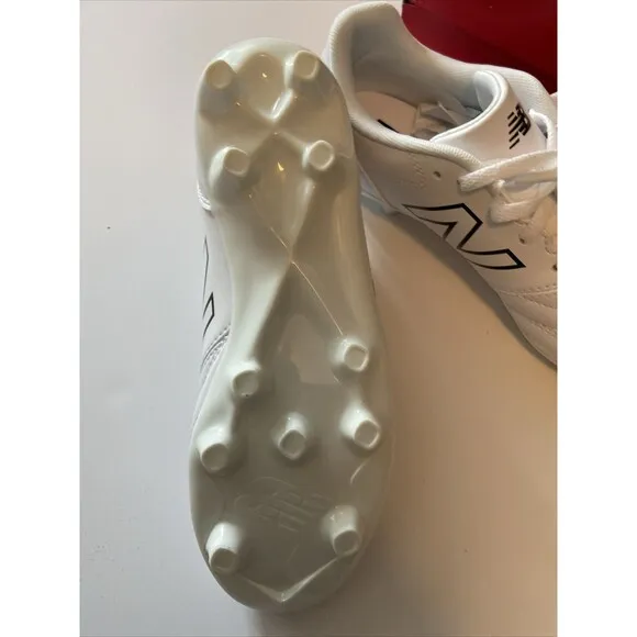 New Balance Boy's 442 V2 Academy Fg Junior Soccer/football Spike  - Sz 3.5 White