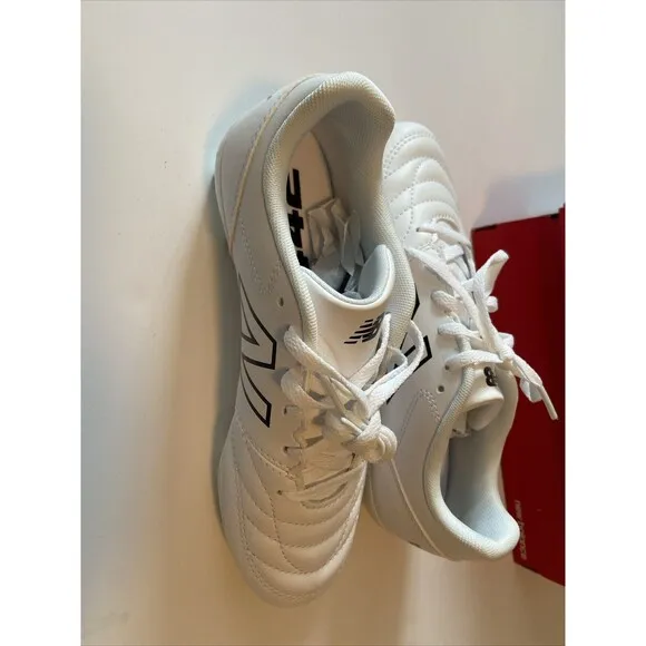 New Balance Boy's 442 V2 Academy Fg Junior Soccer/football Spike  - Sz 3.5 White
