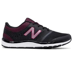 New Balance Cross Trainer Black/Pink w/Powerstep inserts Size 10.5 wide. B69