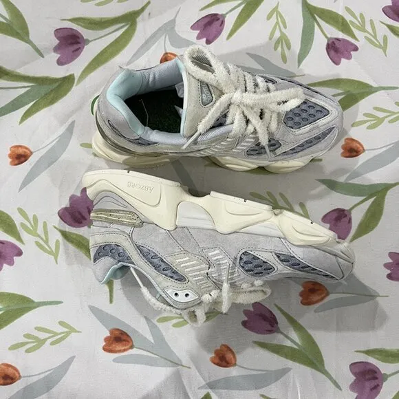 New Balance Fresh Grey And Blue Sneakers
