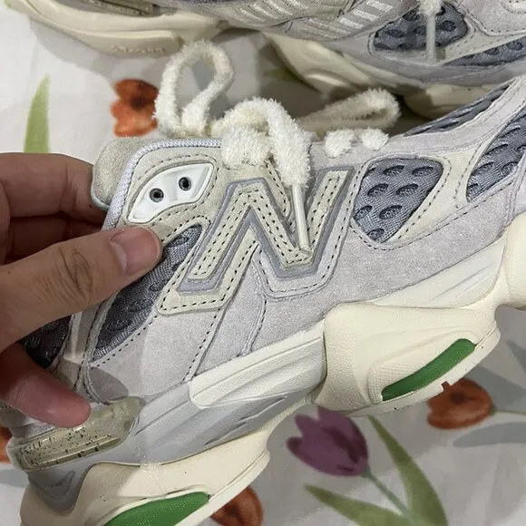 New Balance Fresh Grey And Blue Sneakers