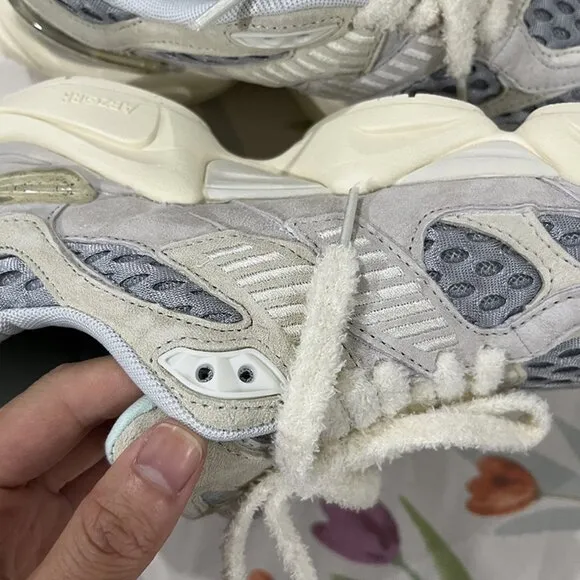 New Balance Fresh Grey And Blue Sneakers