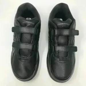 New Balance Men Leather Black Walking 12 Shoes