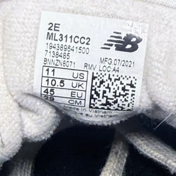 New Balance Men’s 311 Men’s Sneakee Size 11 Blue Casual ML311CC2 Shoes
