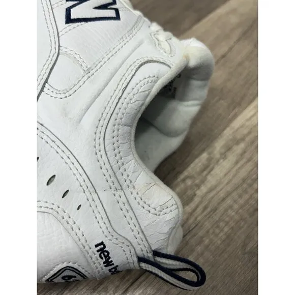 New Balance Mens 620 Walking Shoes Sneakers White Navy MX620WT Size 10D Wide