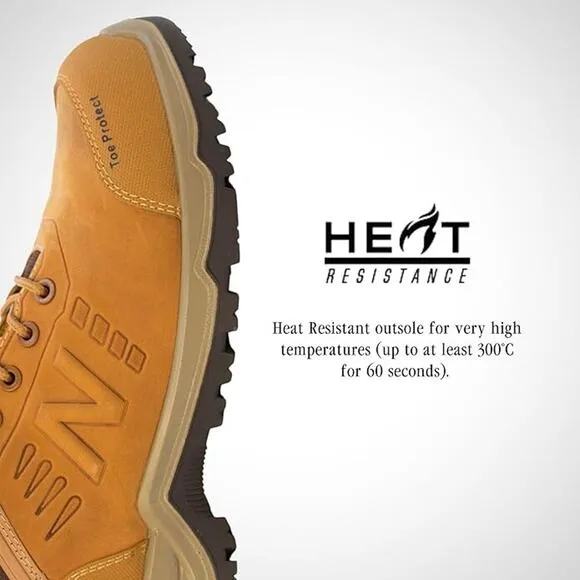New Balance Mens Work Boots Contour SD 100 PR MIDCNTRSDPR Wheat Sz 11 Extra Wide