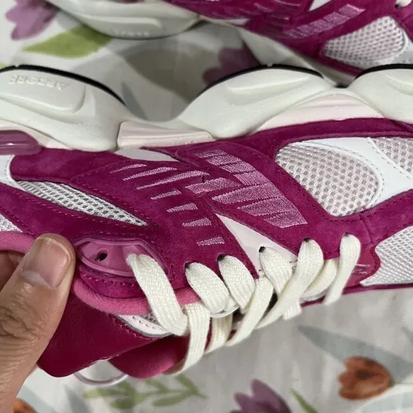 New Balance Pink Patchwork Sneakers