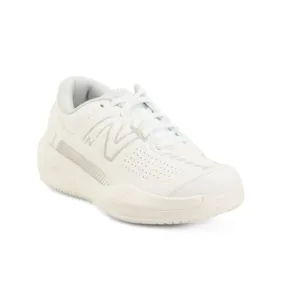 NEW BALANCE White Wide Core Tennis Sneakers
