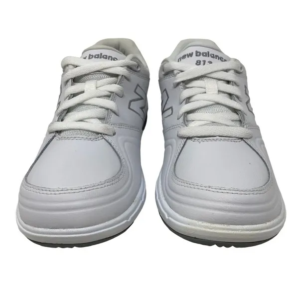 New Balance Ww 813 White Leather Walking Comfort Athletic Shoes - Womens NARROW