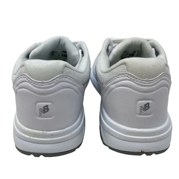 New Balance Ww 813 White Leather Walking Comfort Athletic Shoes - Womens NARROW