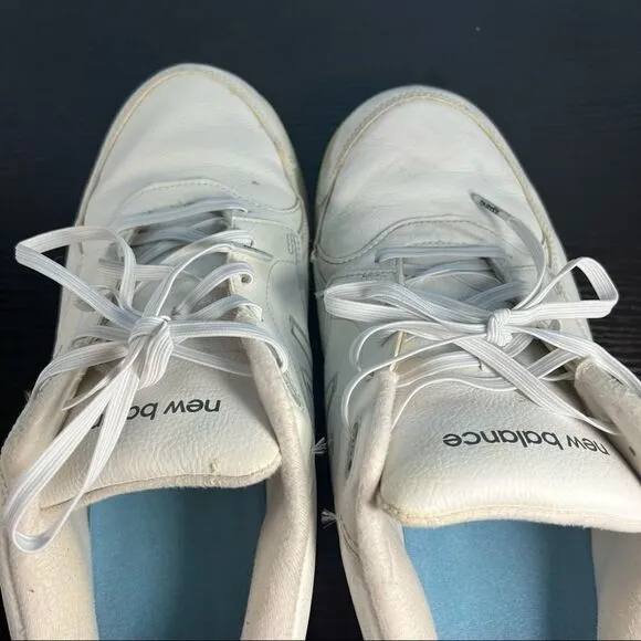 New Balance 674 Mens Walking Shoes White MW674WT Low Top Lace Up Size 12 4E