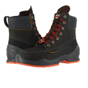 NEW BERRENDO men's moc toe work boots 8” in dark brown