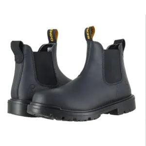 NEW BERRENDO men's pull-on work boots in black