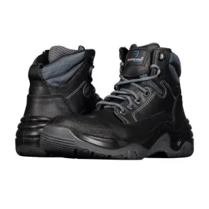 NEW BERRENDO men‚Äôs steel toe work boots in black