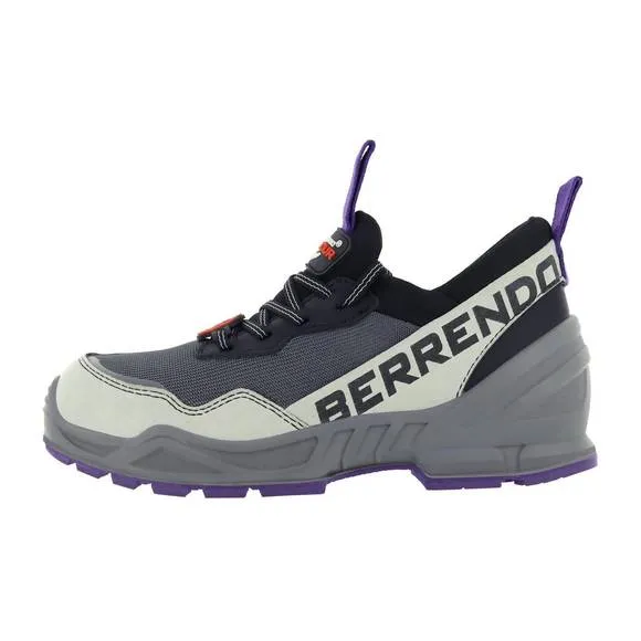 NEW BERRENDO women's alloy toe safety work boots sneakers in grey