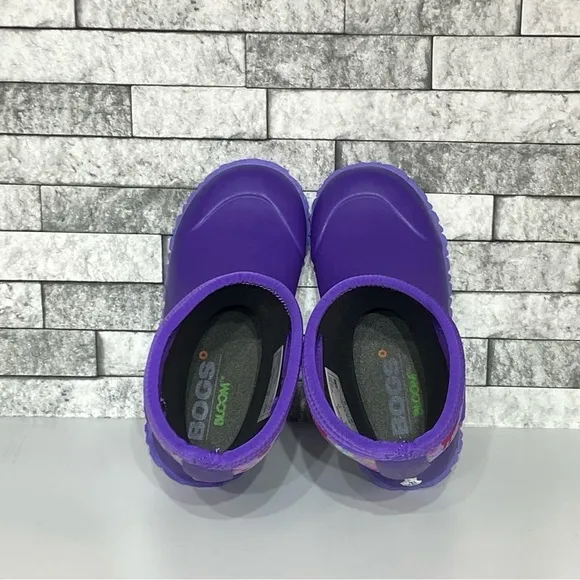 New Bogs Blooms Youth 3 Purple Unicorns Winter Boots