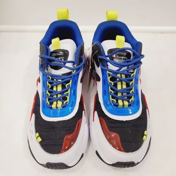 NEW Champion White Hyper C Flood Casual Athletic Lifestyle Shoes CP101684M