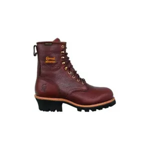 NEW CHIPPEWA men's 8&quot; waterproof logger boots in briar