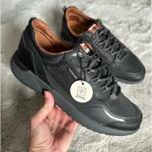 New Cobb Hill Skylar Mesh Lace Waterproof Shoes Sneakers Black Size 9