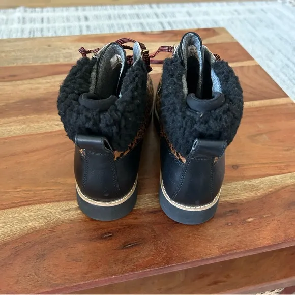 New Cole Haan Leopard Hiking Boots