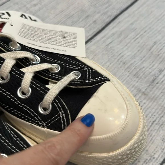 NEW Comme Des Garcons PLAY x Converse Unisex Chuck Taylor Lace Up Sneakers