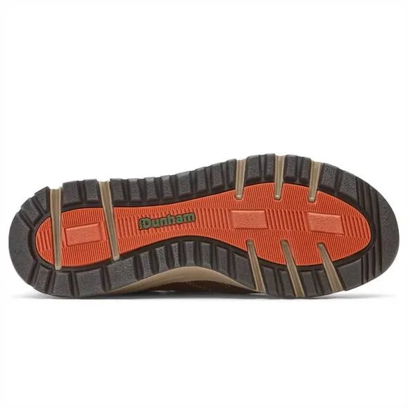 NEW DUNHAM men's glastonbury waterproof slip-on shoes in brown